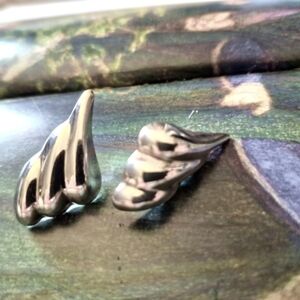 Silver Wave Earrings